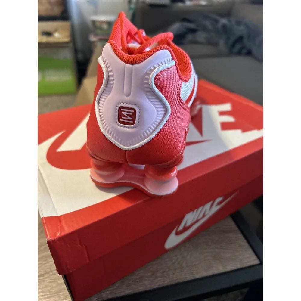 NIB Nike Shox TL GS Size 6.5 Y Shoes Pink/White/Red IQ5090663 Women's Size 8